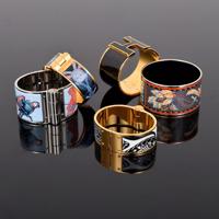 5 Hermes Enamel Bangle Bracelets - Sold for $3,750 on 04-23-2022 (Lot 258).jpg